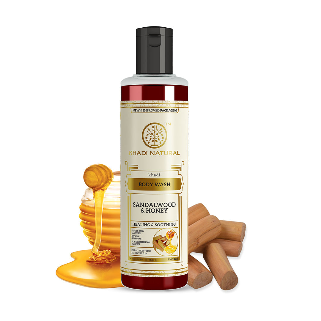 Sandalwood & Honey Body Wash 210ml