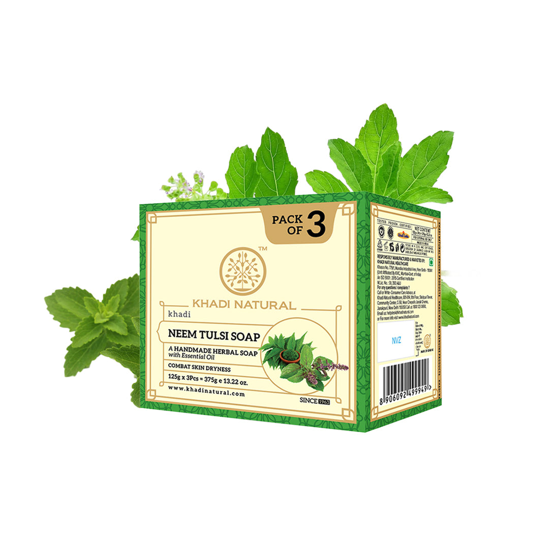 Herbal Neem Tulsi Soap Combo Pack Of 3 125gm Each