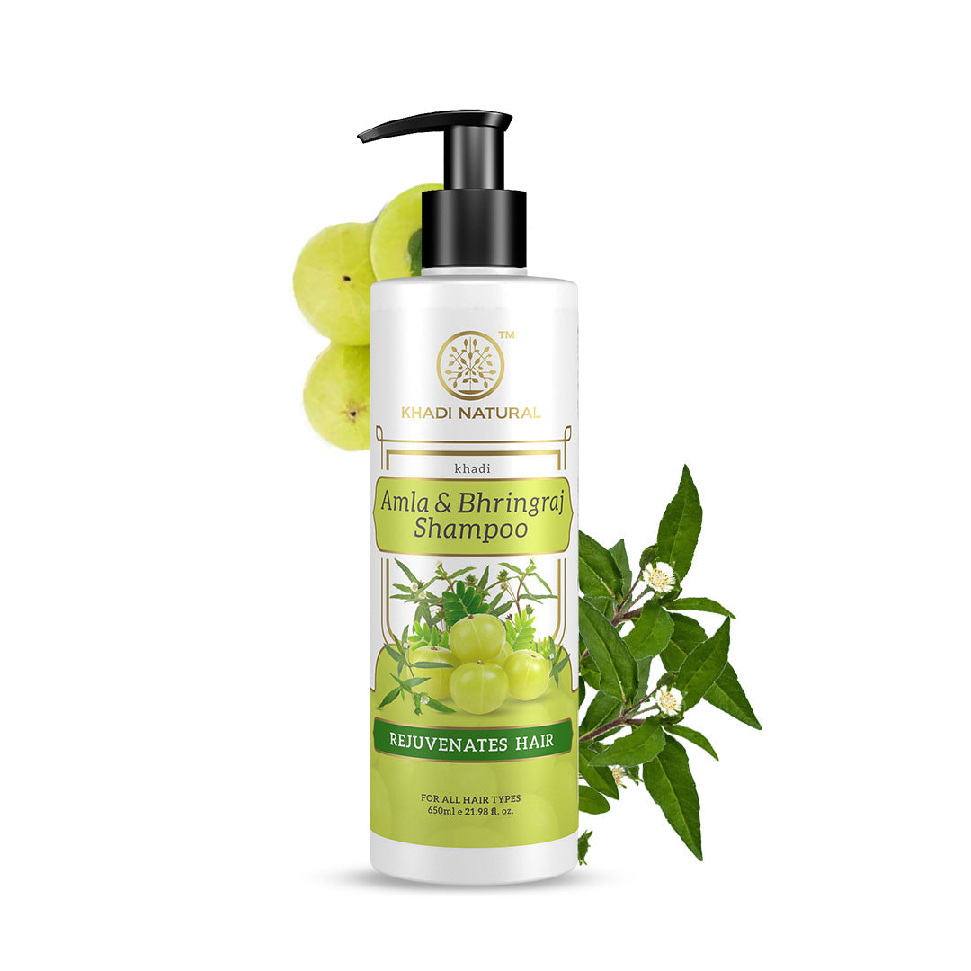 Amla & Bhringraj Hair Shampoo For Control Dandruff & Hair Fall 650ml
