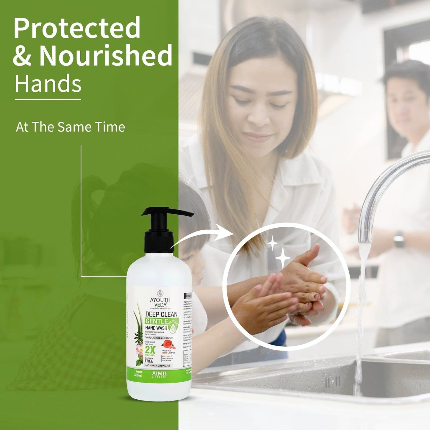Deep Clean Gentle Hand Wash (Set of 2) (Net Qty -300 each) 700g