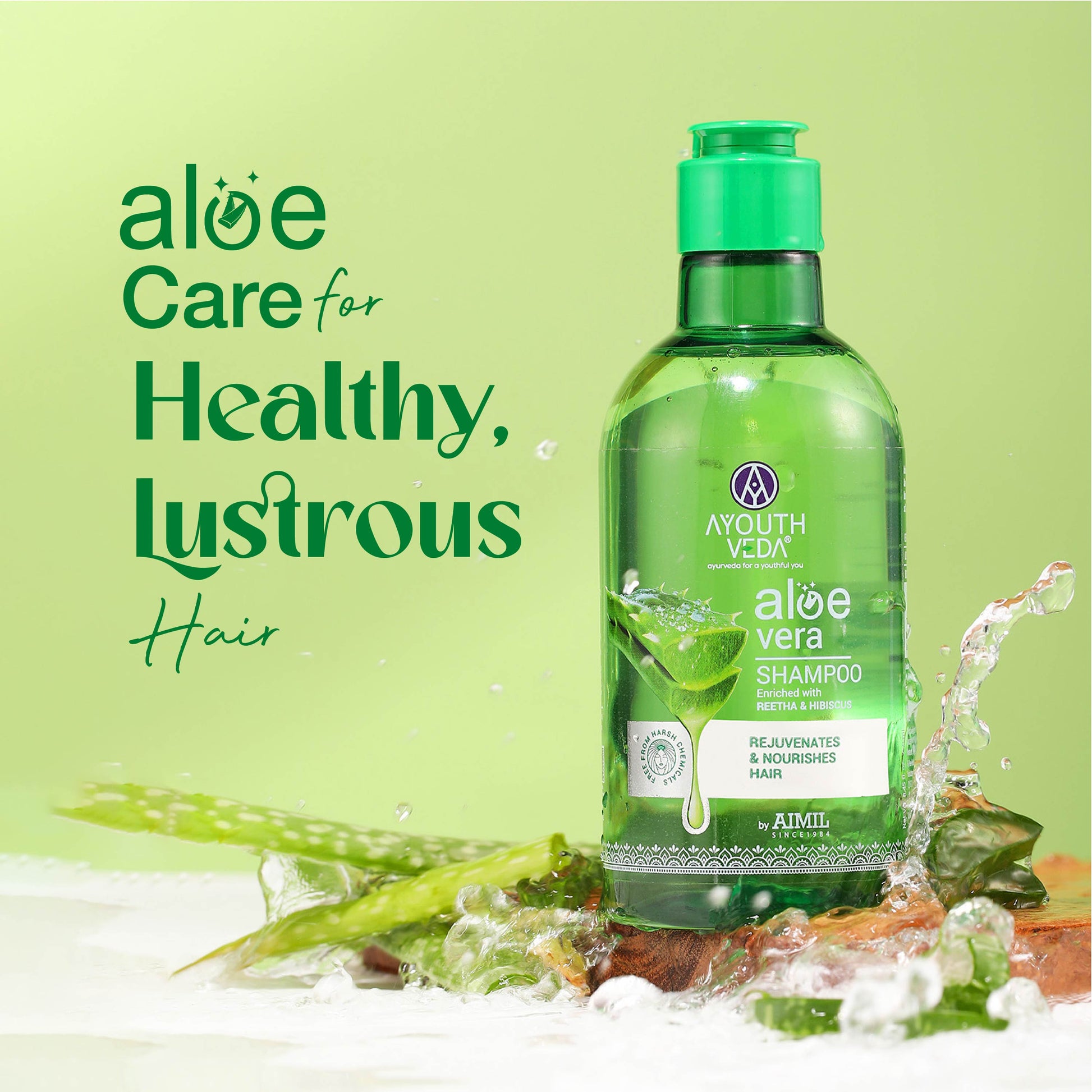 Aloe Vera Shampoo for Hair Fall, Dandruff & Itchy Scalp | Root-Cause Focused Scalp Care | Phytotherapy-Based Formula | Gentle Cleansing & Scalp-Balancing| Suitable for All Hair Types | Net Qty – 250 ml 250ml