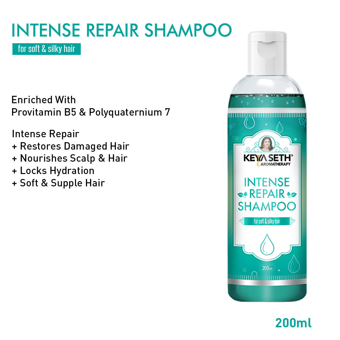 Dry Hair Repair Kit: Rosemary & Tea Tree Oil, Pro-Vitamin B5 & Geranium Shampoo, Avocado Butter & Keratin Protein Mask, and Essential Oil Serum for Deep Nourishment, Strength & Frizz Control 502ml