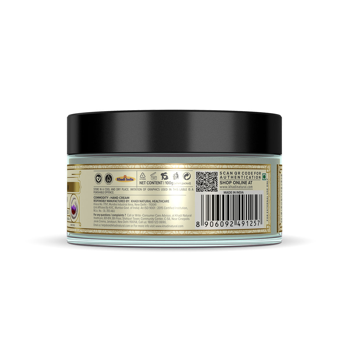 Hand Cream Milk & Saffron with Sheabutter 100gm
