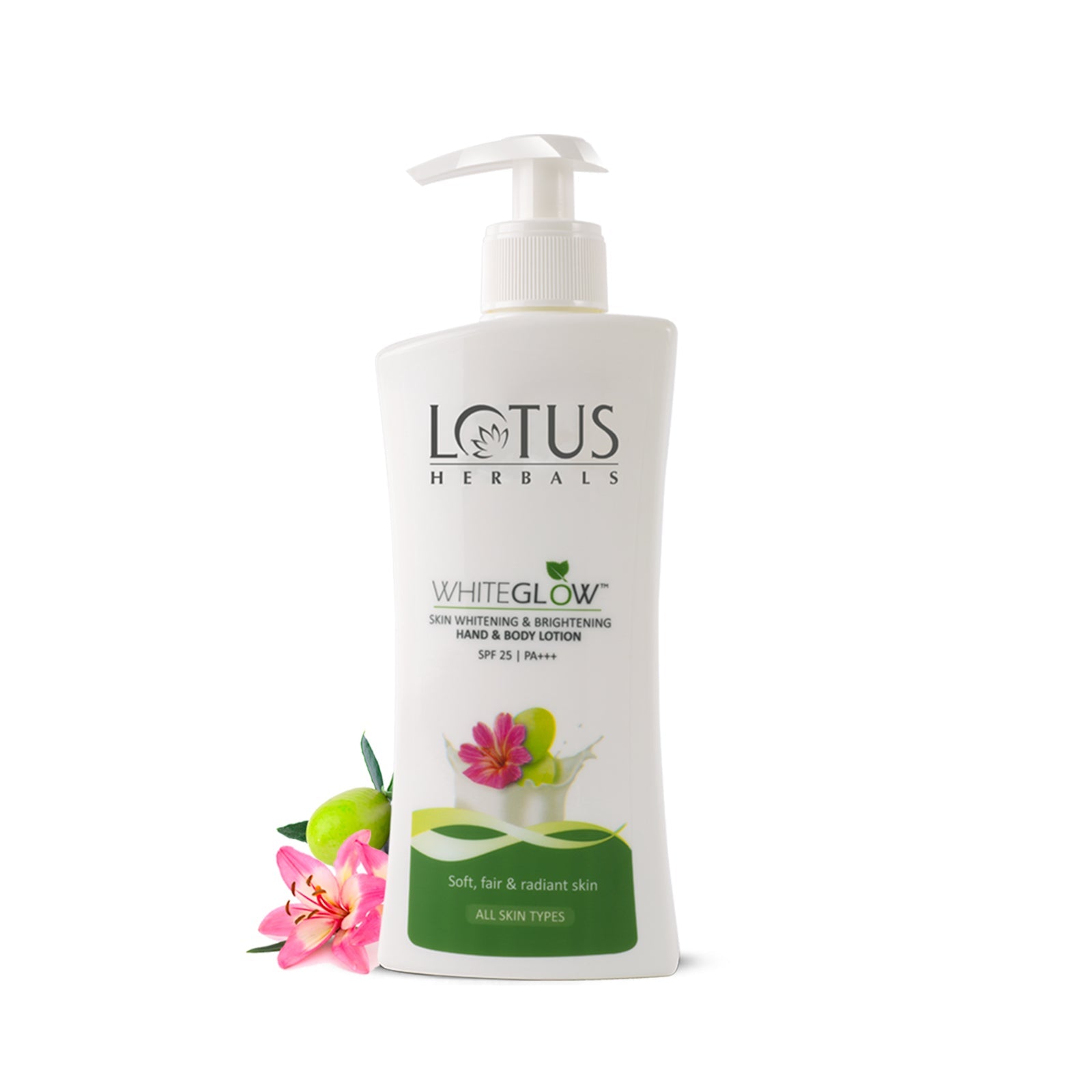 WhiteGlow Skin Brightening Hand & Body lotion SPF 25 PA+++ 400 ml