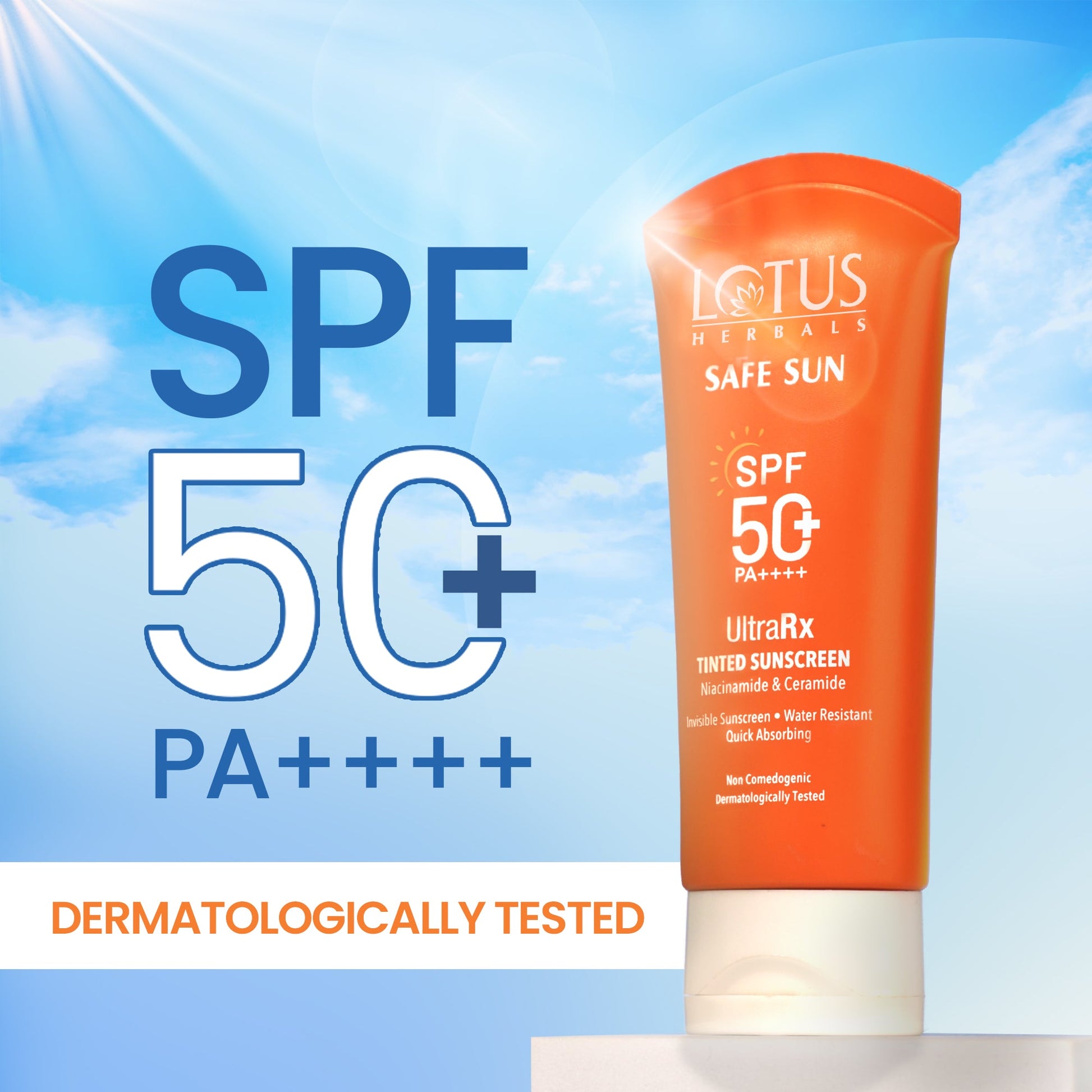 Safe Sun UltraRx Tinted Sunscreen SPF 50+ S2-50g