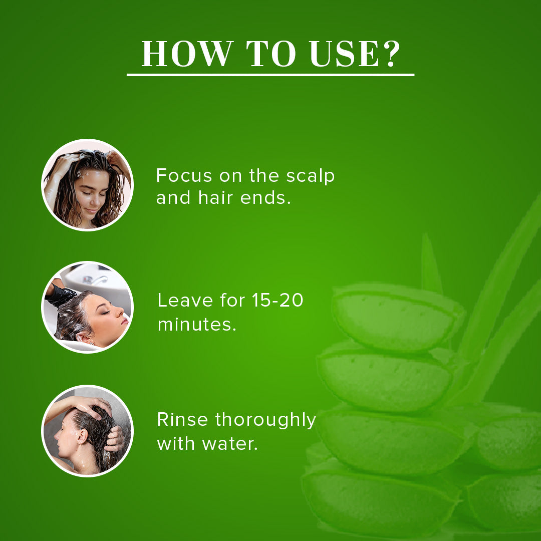 Neem & Aloe Vera Hair Mask - SLS, Paraben & Color Free 200gm