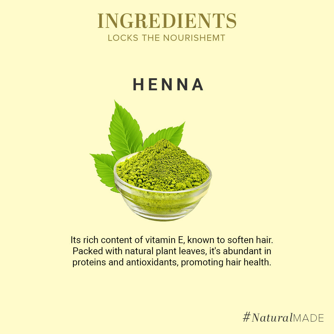 Organic Herbal Henna Powder for Hair - 100% Natural 100gm Each