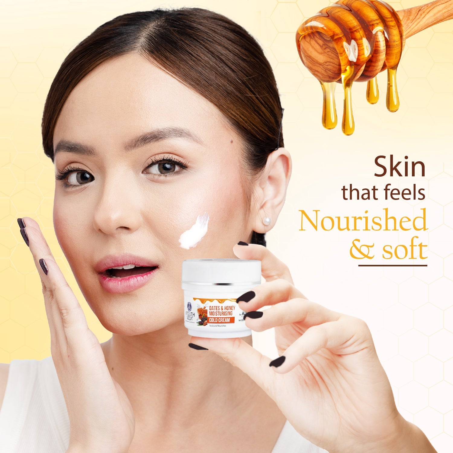 Dates & Honey Moisturising Cold Cream ( Net Qty -50g) - Single 50g