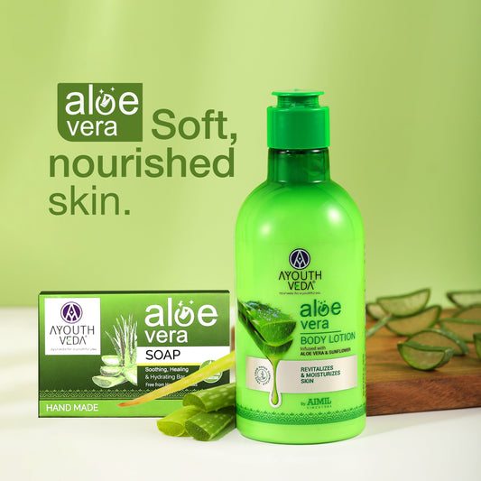 Aloe Vera Soap 100g + Aloe Vera Body Lotion 250 ml 100g