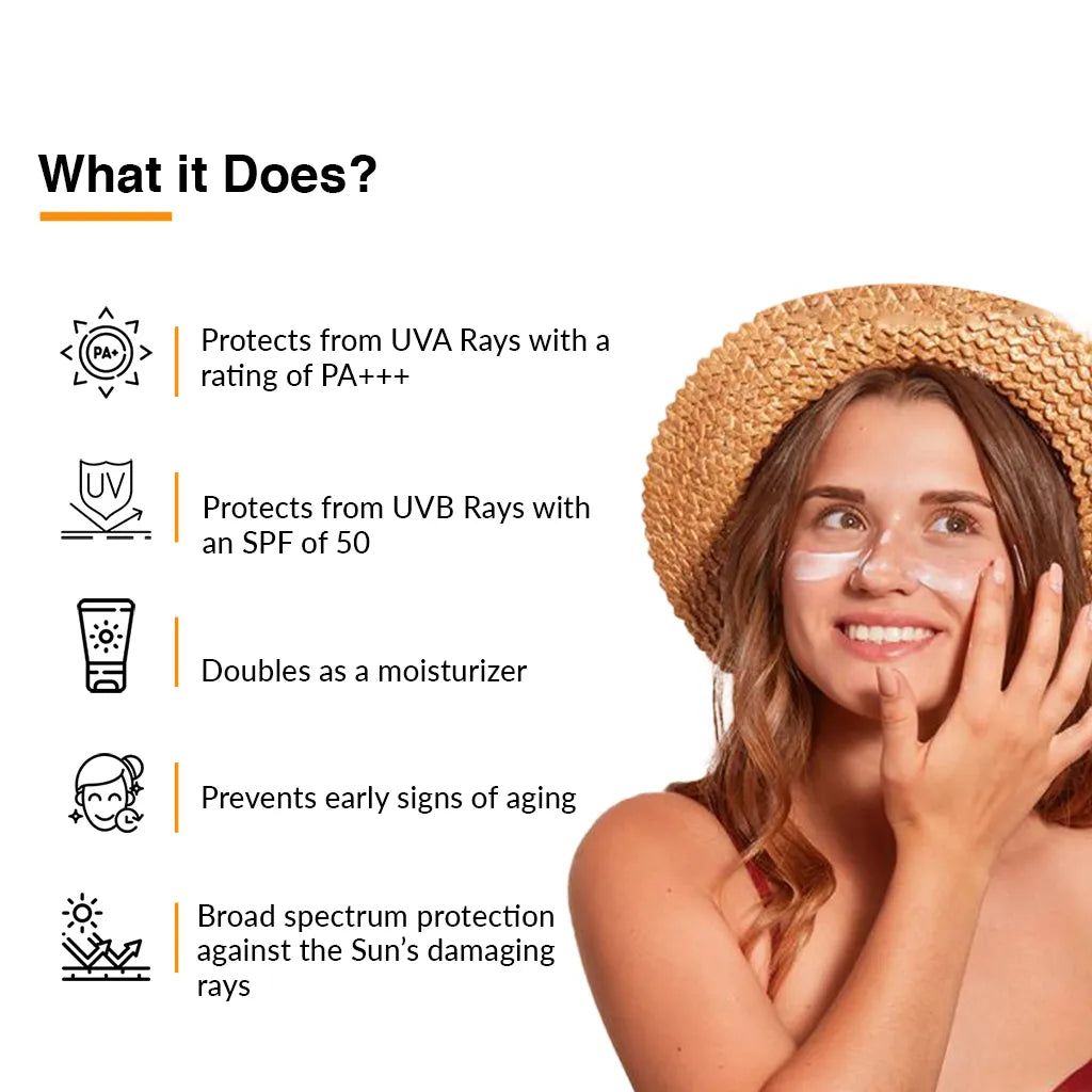 Shadow Sunscreen SPF 50 + Cream 40g Pack of 2 40gx2