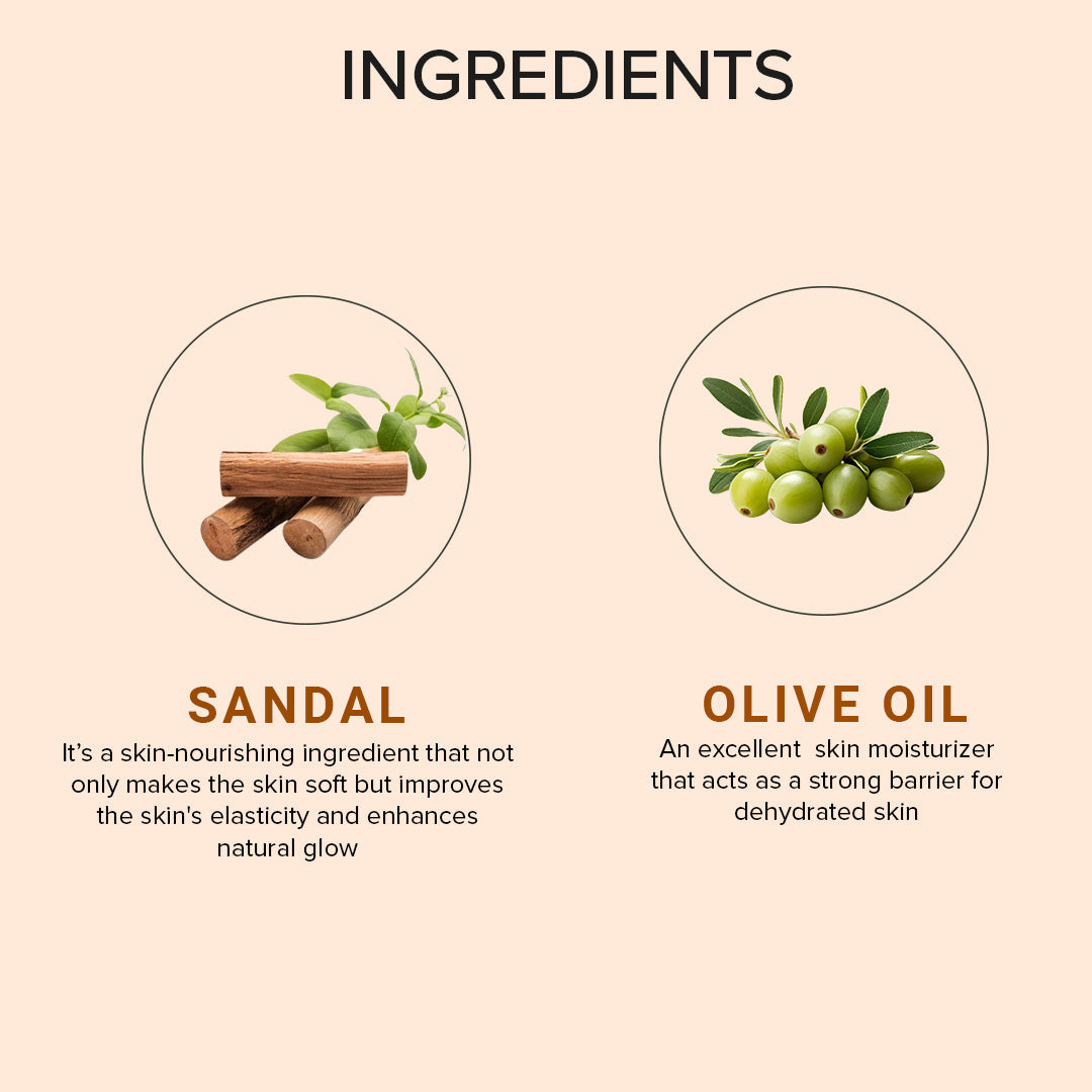 Sandal & Olive Face Nourishing Cream with Sheabutter 50gm