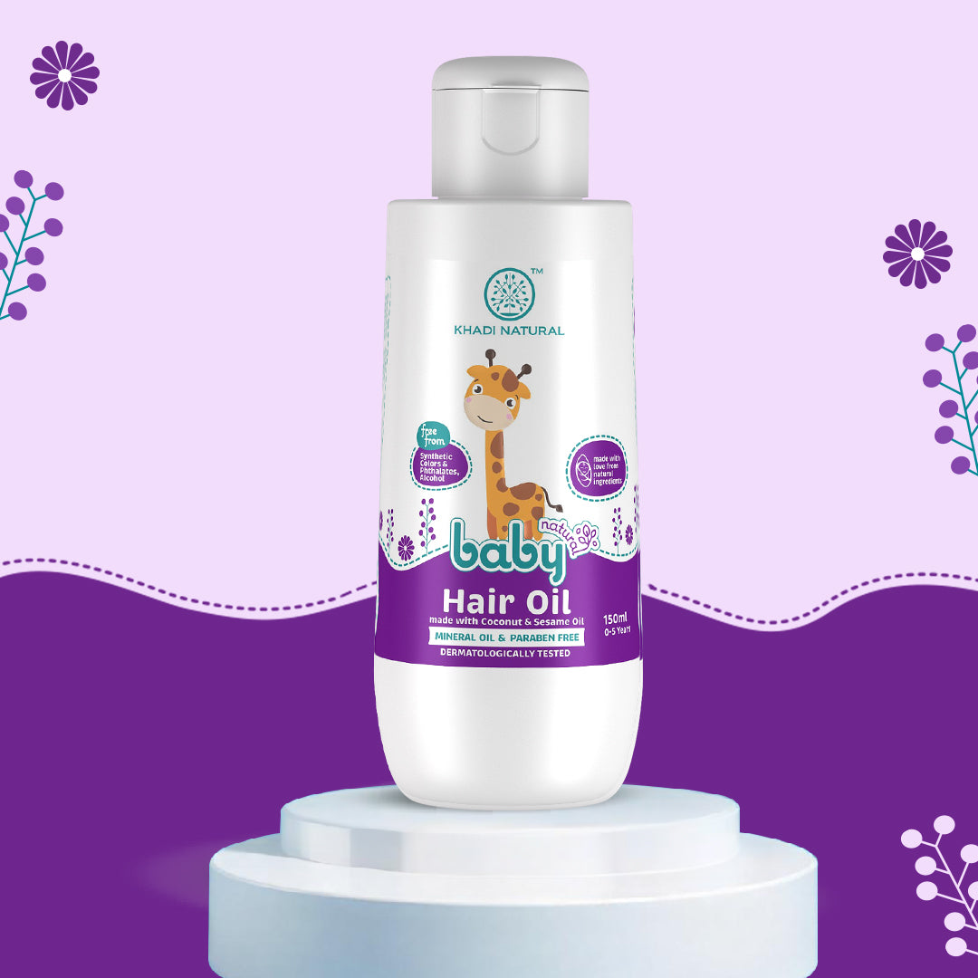 Baby Hair Oil with Coconut and Sesame Oil for Hair Growth 150ml