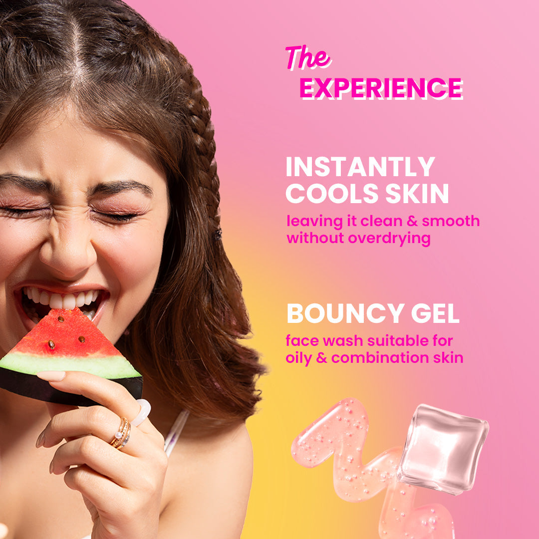 Watermelon Gel Face Wash(100g), Pack of 2 200ml
