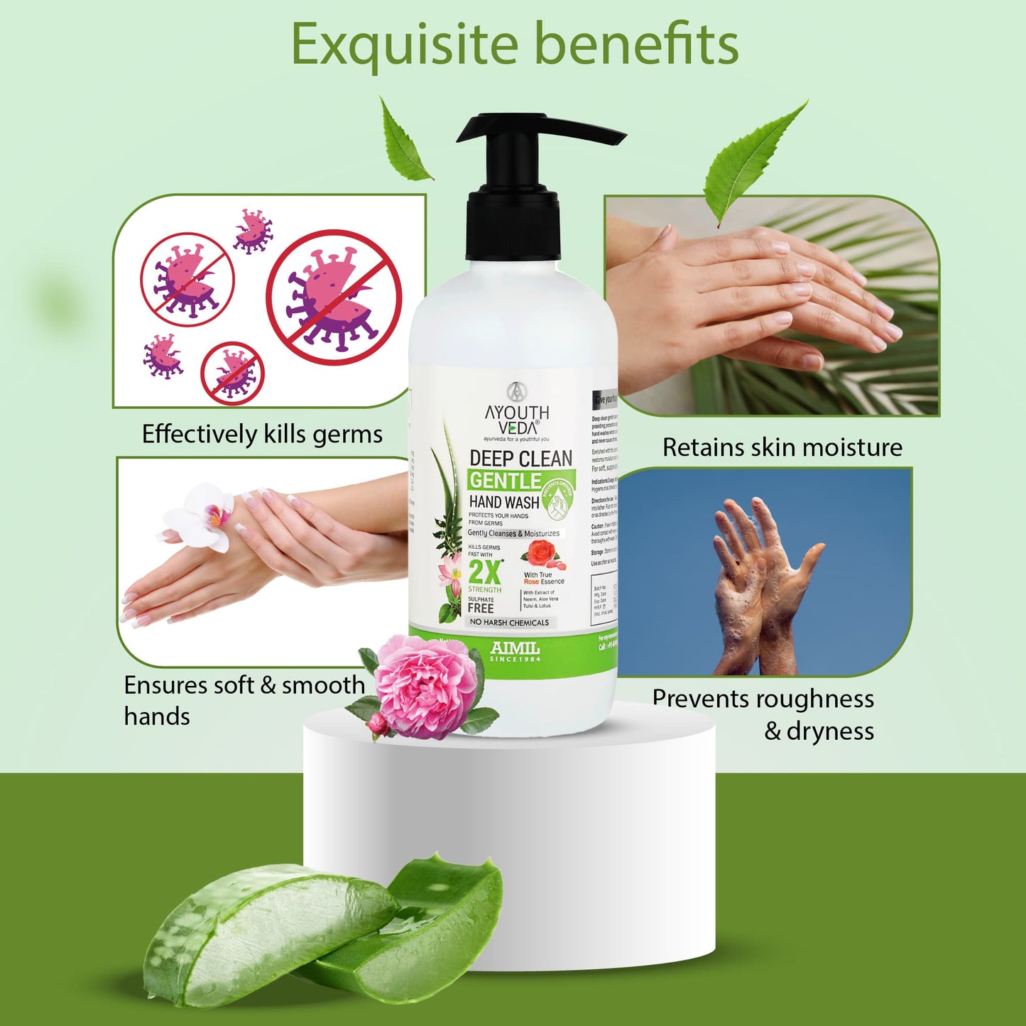 Deep Clean Gentle Hand Wash (Set of 2) (Net Qty -300 each) 700g