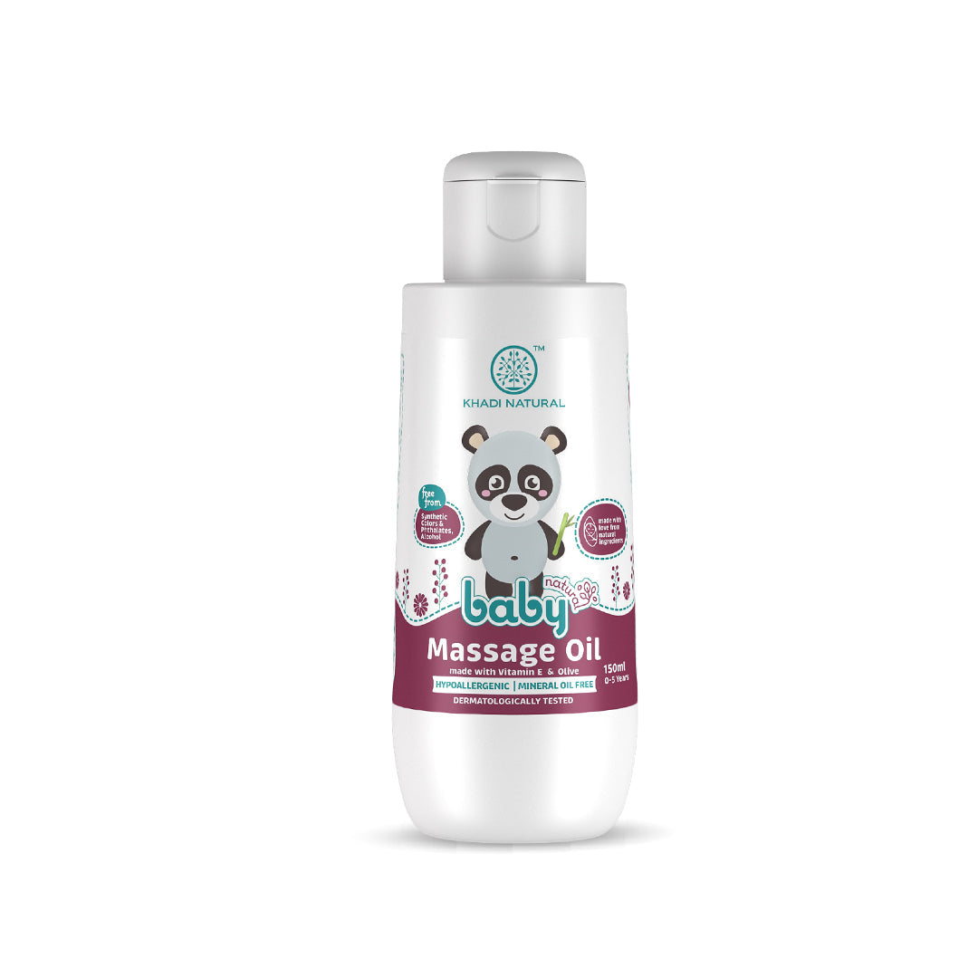 Baby Massage Oil with Vitamin E and Olive, For Moisturizing Skin 150ml
