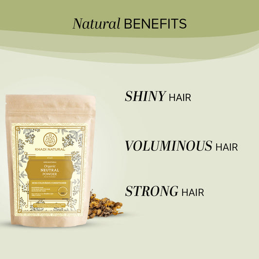 Organic Neutral Powder For Hair Care - 100% Natural 100gm