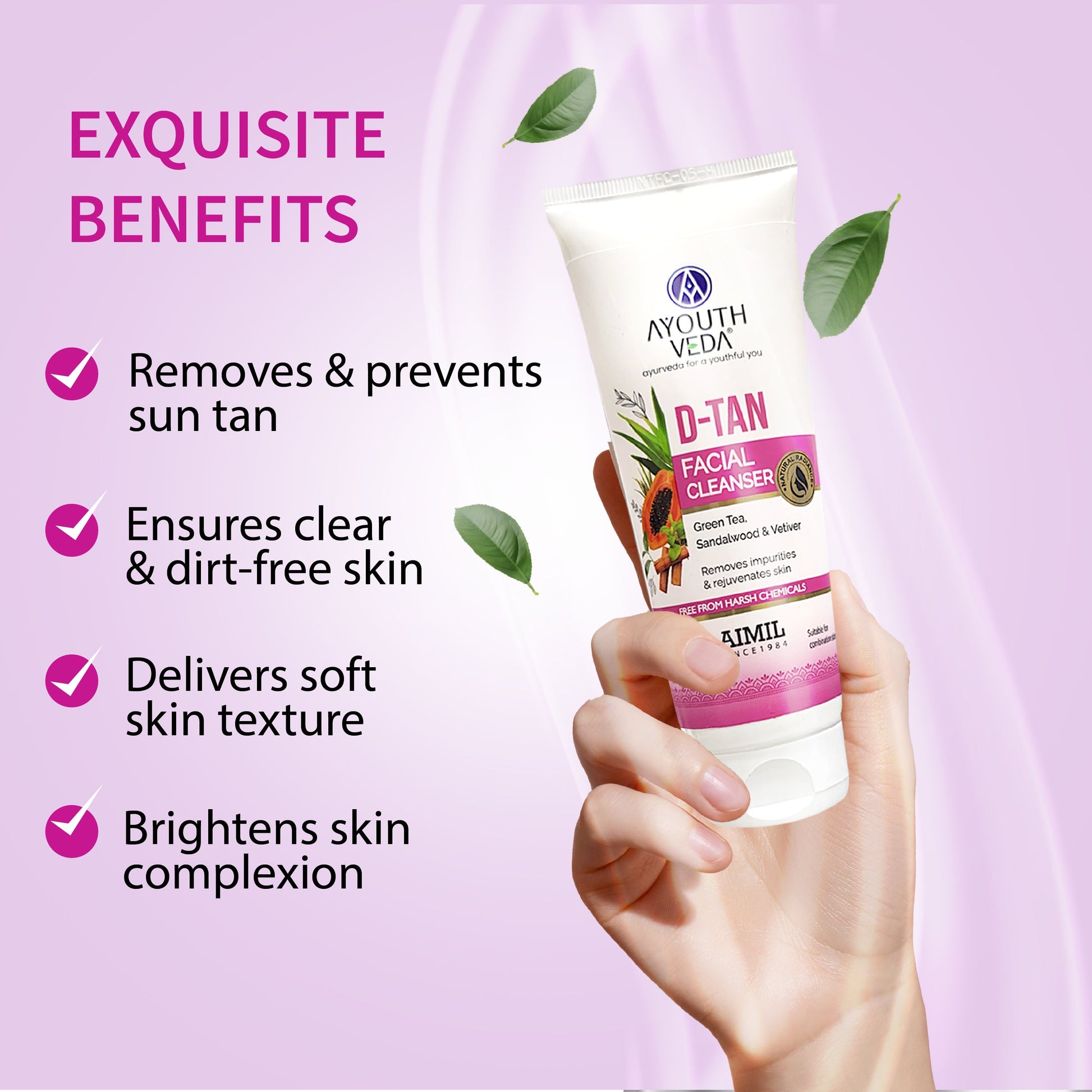 D-tan Serum 30 ml +  D-tan Cleanser 100g 30ml