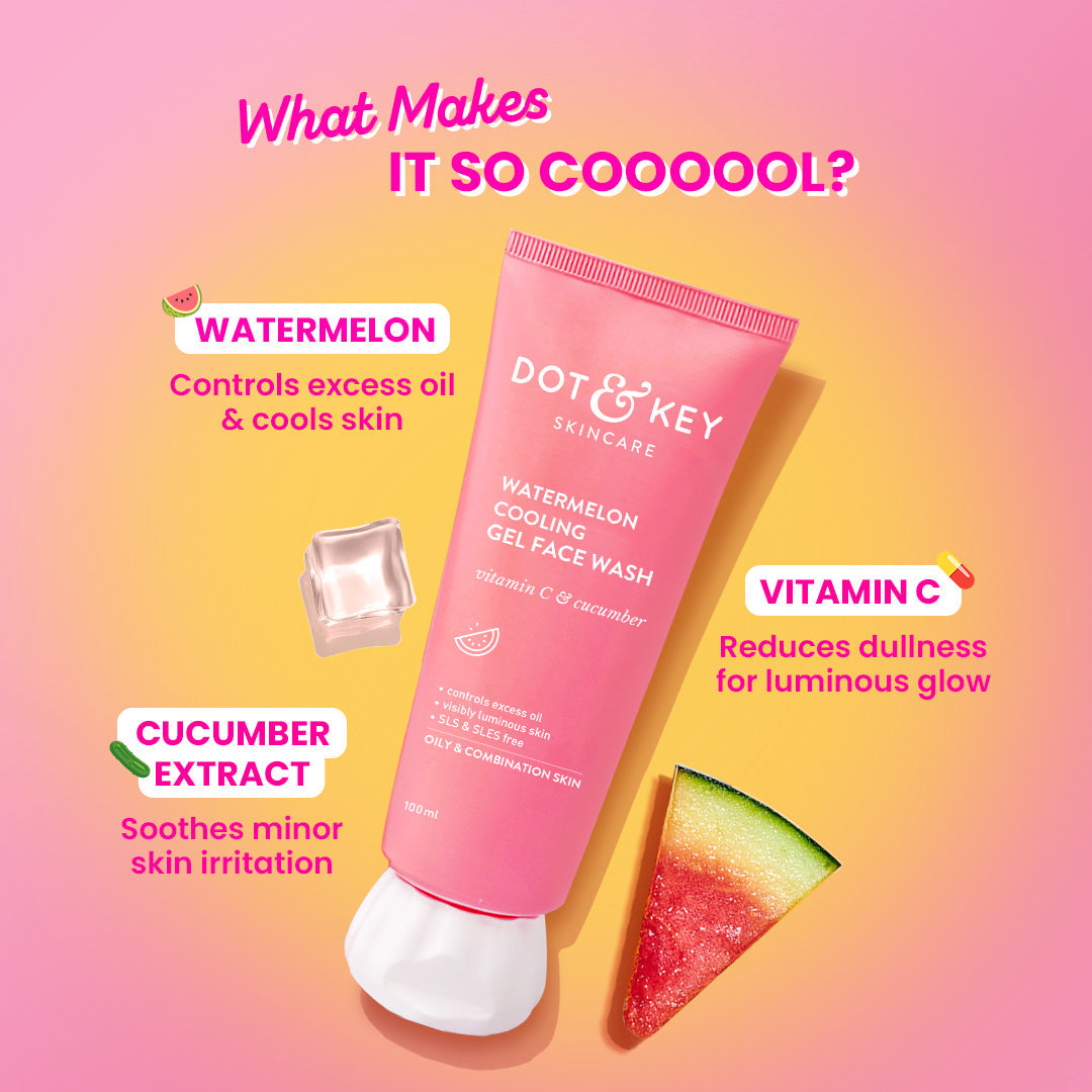 Watermelon Gel Face Wash(100g), Pack of 2 200ml