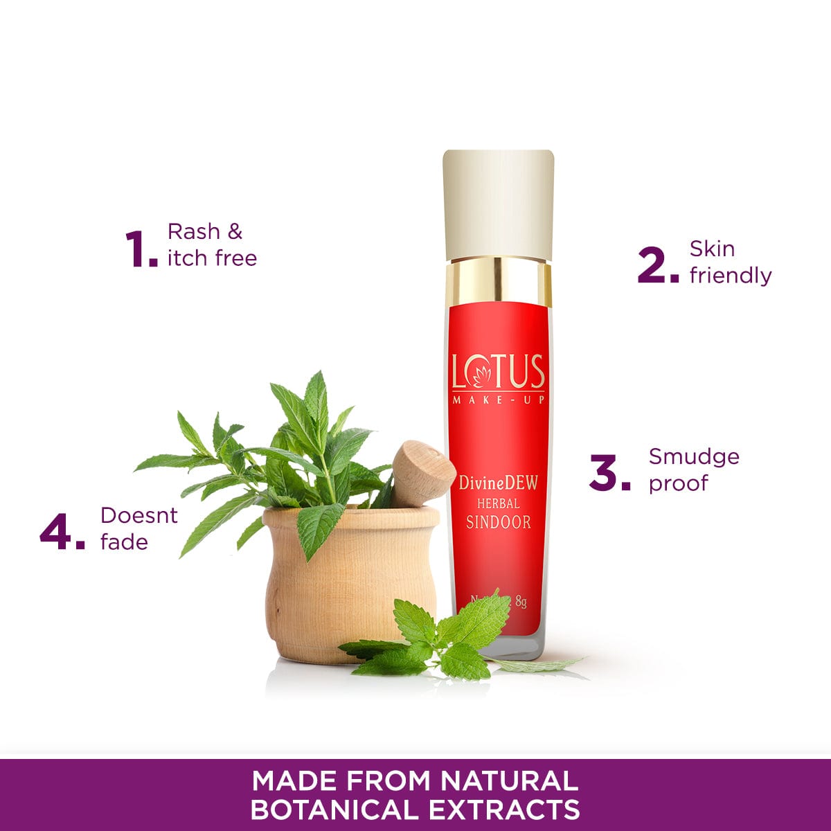 Divine Dew Herbal Sindoor - Love Drop 8 GMS