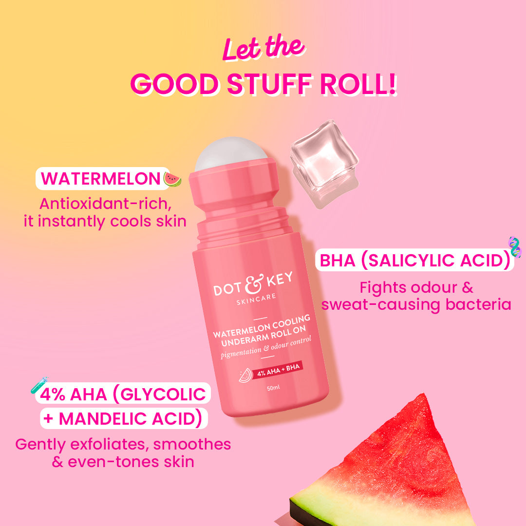 Watermelon Cooling Underarm Roll On 50ml