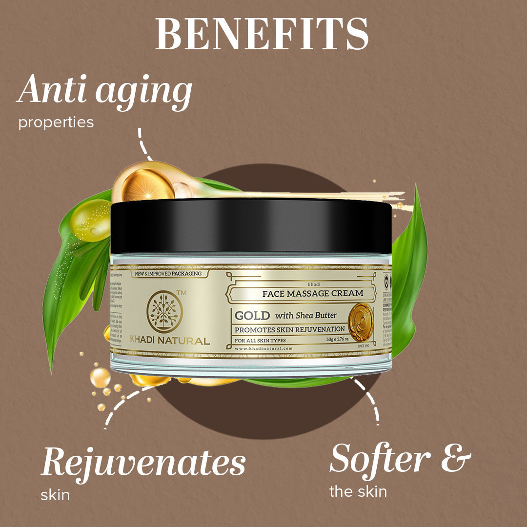 Face Gold Massage Cream 50gm