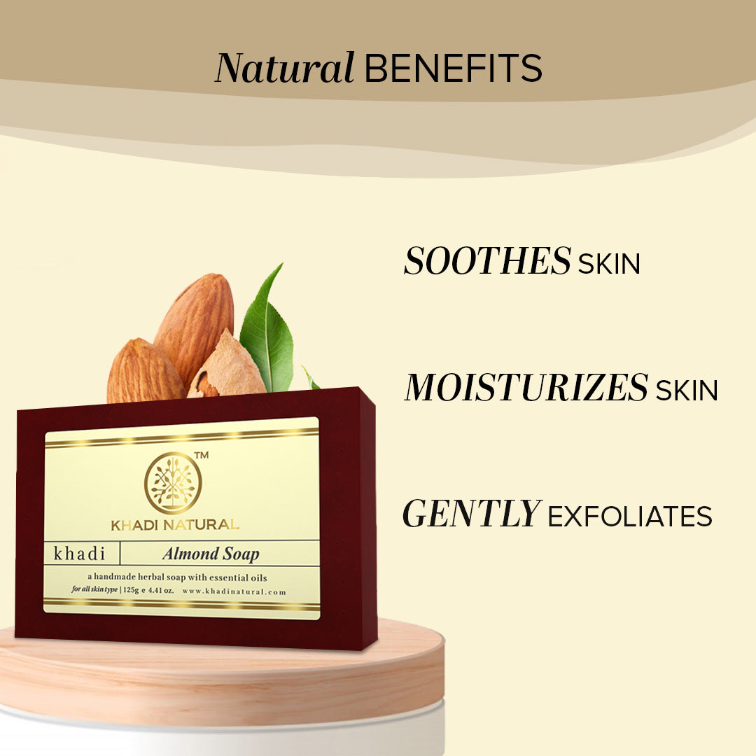 Almond Soap Combo Pack Of 5 125gm Each