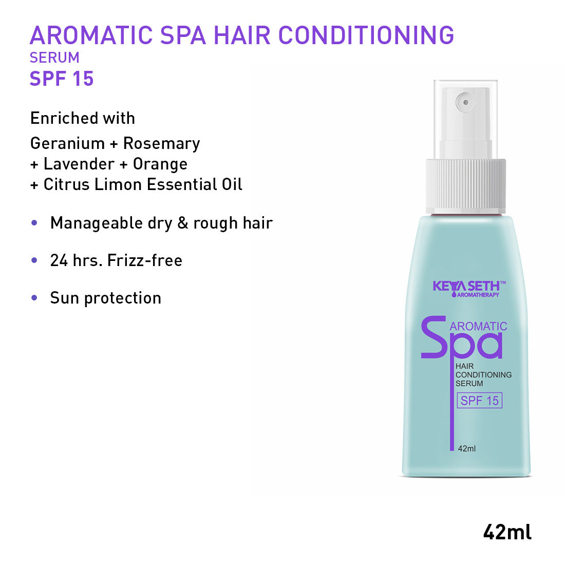Oily Hair Repair Kit: Lemon & Lavender Shampoo, Jojoba & Rosemary Hair Spa & Aromatic Serum for Balanced, Voluminous & Frizz-Free Hair 442ml