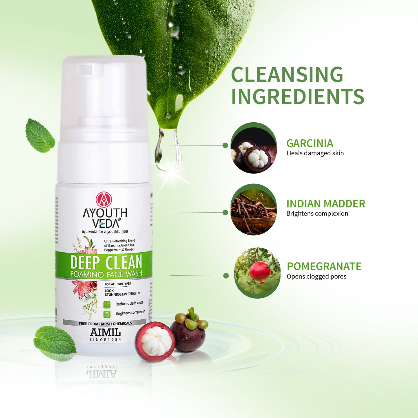 Deep Clean Foaming Face Wash With Ultra-Refreshing Formula ( Net Qty-100ml ) 100ml