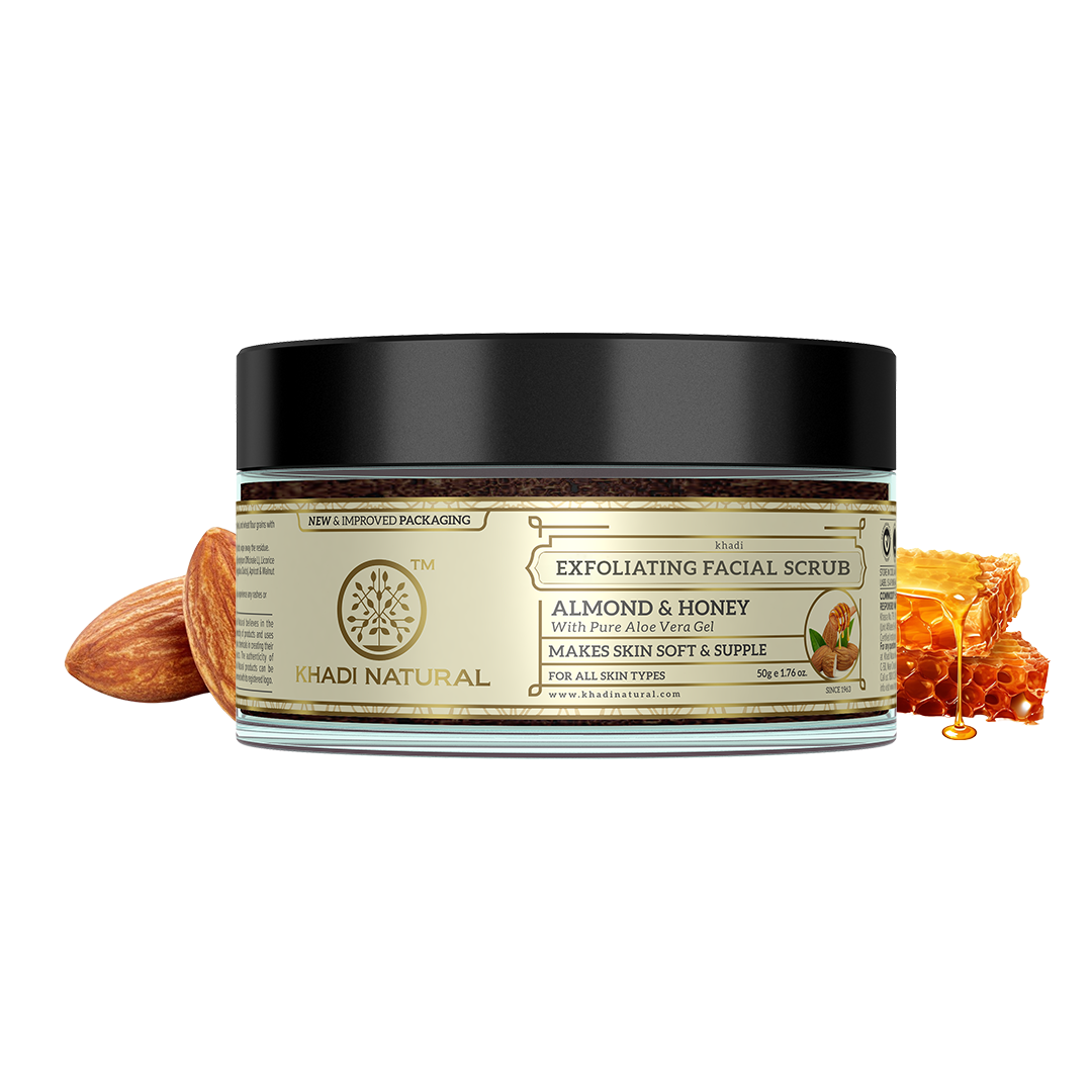 Almond & Honey Facial Massage Gel with Scrub 50gm