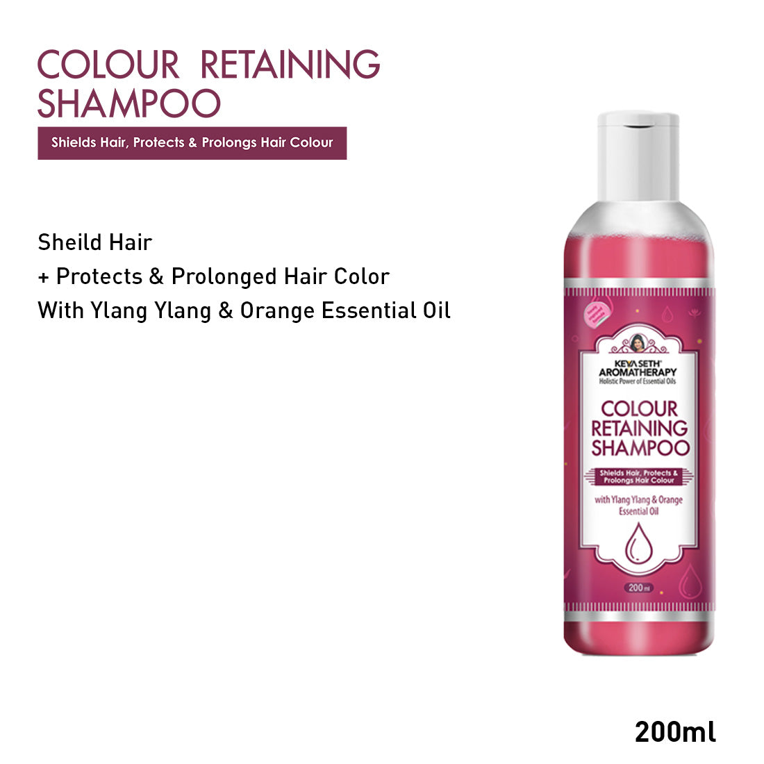 Hair Color Kit: Black Shine Hair Color Pack, Color Retaining Shampoo, Jojoba & Lavender Hair Spa & Aromatic Serum for Long-Lasting, Vibrant & Nourished Hair 542ml