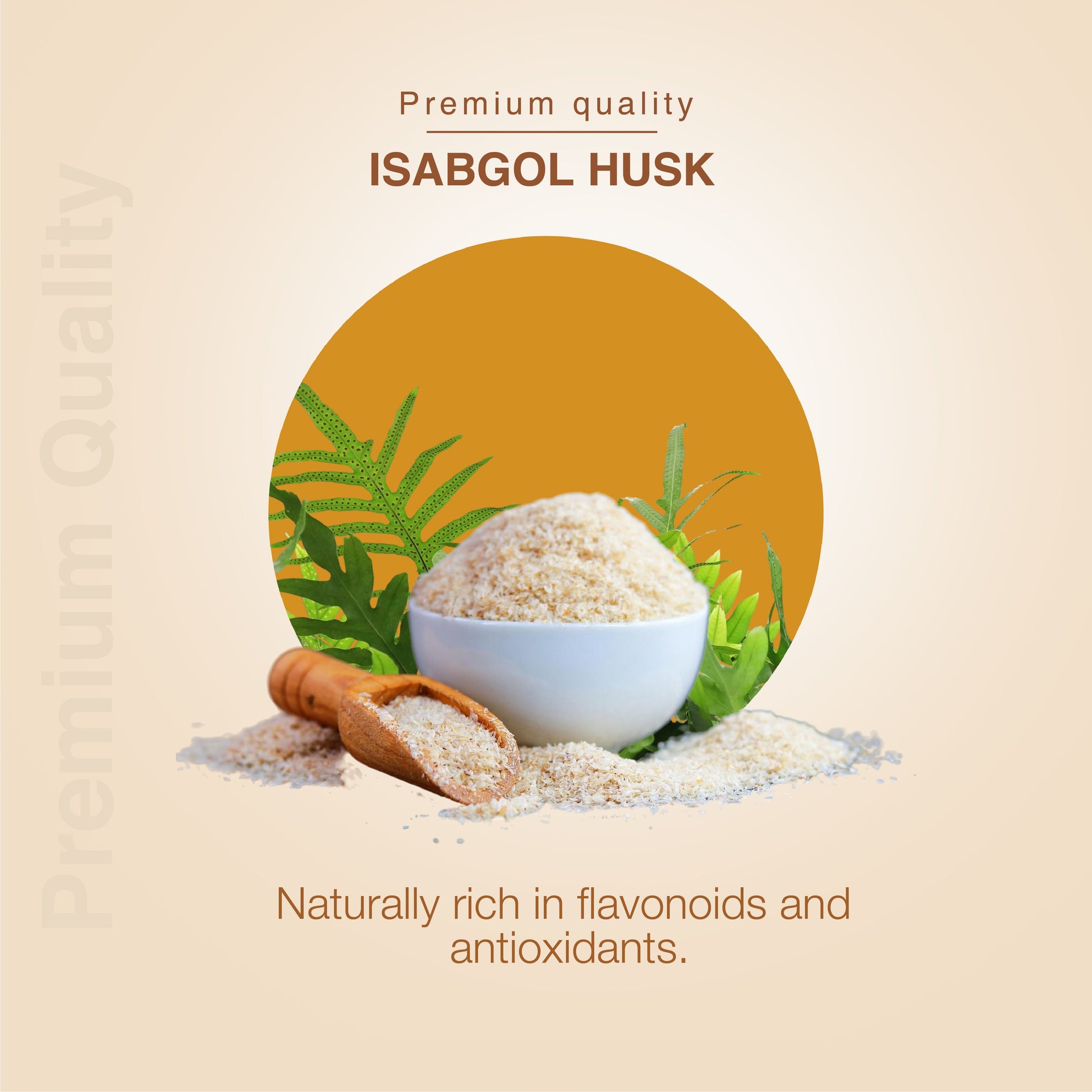 Isabgol Husk Powder | Pure Plantago ovata Fibre for Constipation Relief, Gut Detox & Digestive Comfort | Natural Bulk-Forming Prebiotic for Bowel Regularity, Bloating Relief & Gut Flora Balance | Net Qty: 200g 200g