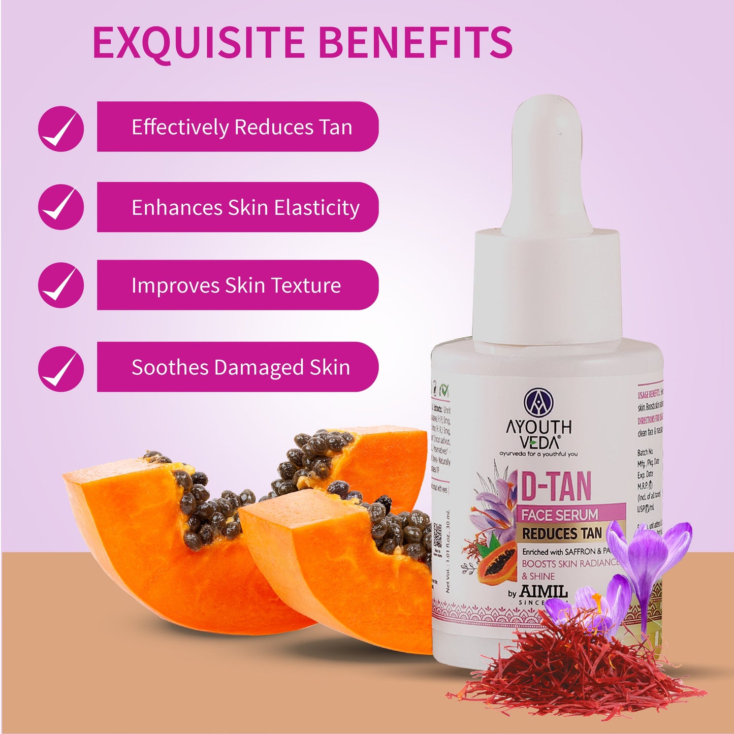 D-tan Serum 30 ml +  D-tan Cleanser 100g 30ml