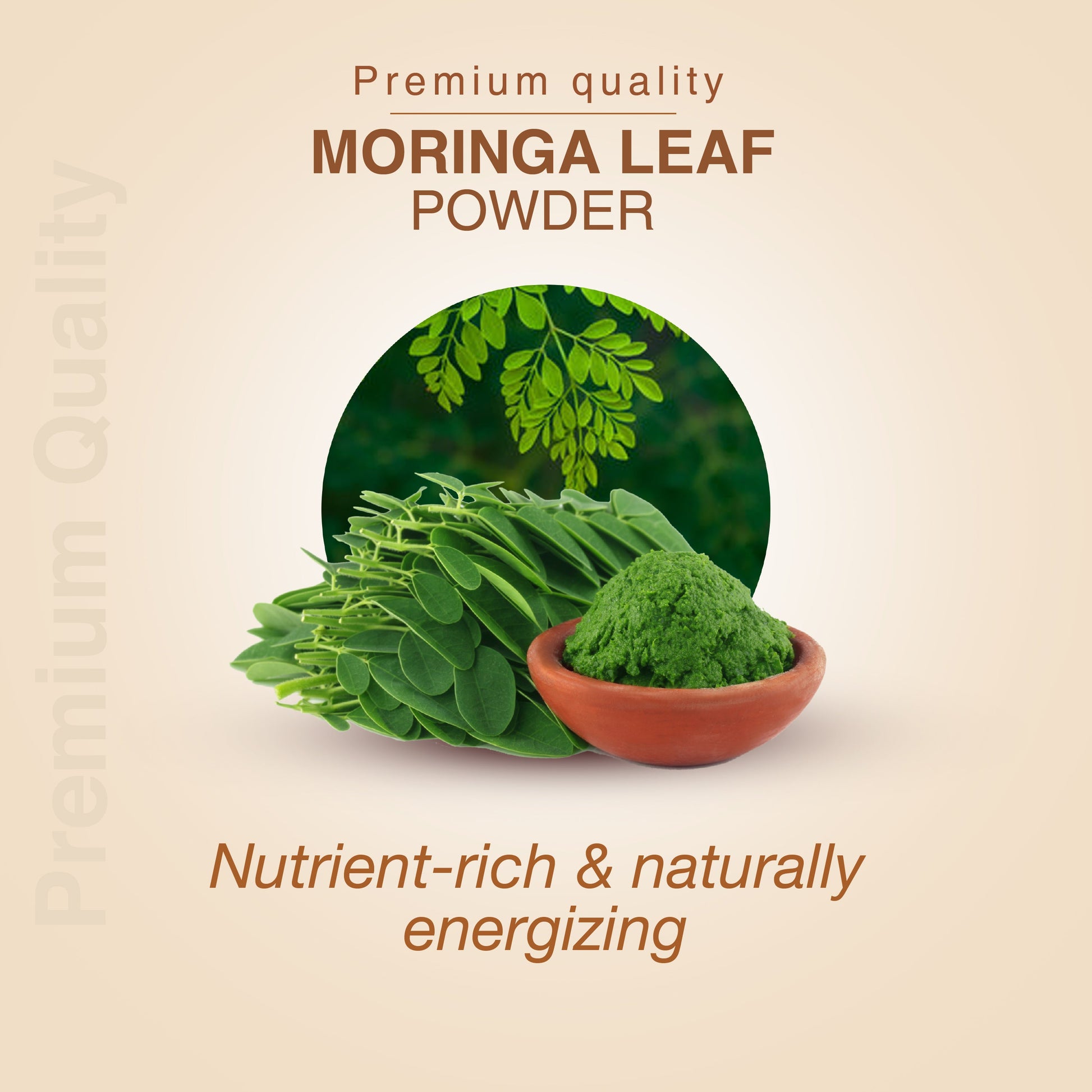 Moringa Powder | Pure Moringa oleifera Leaf Superfood for Daily Detox, Immunity & Natural Vitality | Nutrient-Dense, Antioxidant-Rich & Vegan Wellness Support | Ideal for Energy, Digestion & Overall Health | Net Qty: 200g 200g