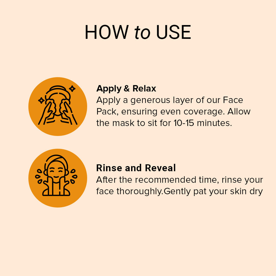 Rose & Orange Face Pack 100gm