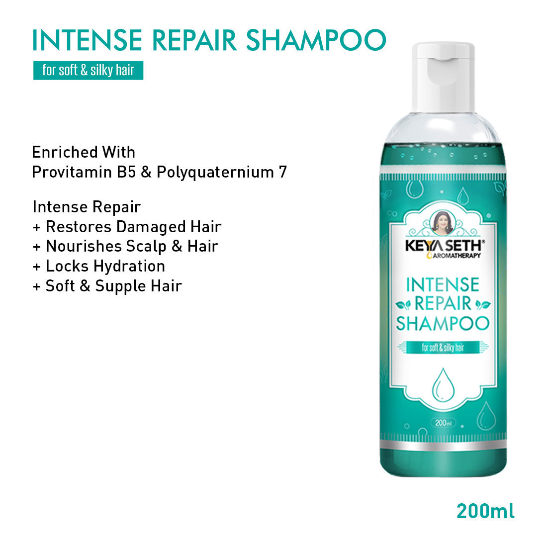 Preventive Hair Care Treatment Kit- Tribal Essence Hair Oil & Intense Repair Shampoo, Reduces Dandruff, Nourishes & Strengthens Hair 300ml