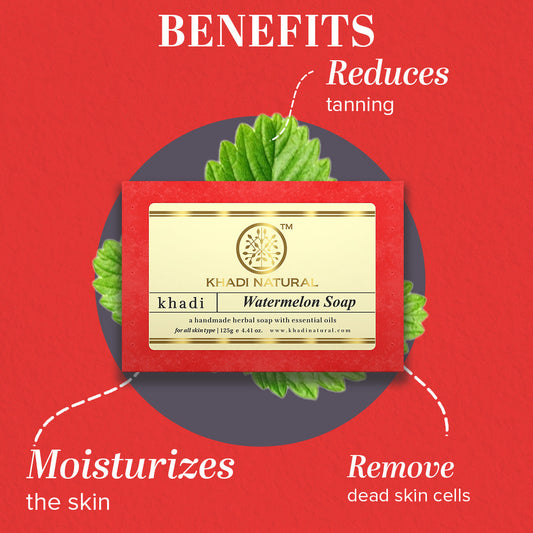 Herbal Watermelon Soap Combo Pack Of 8 125gm Each