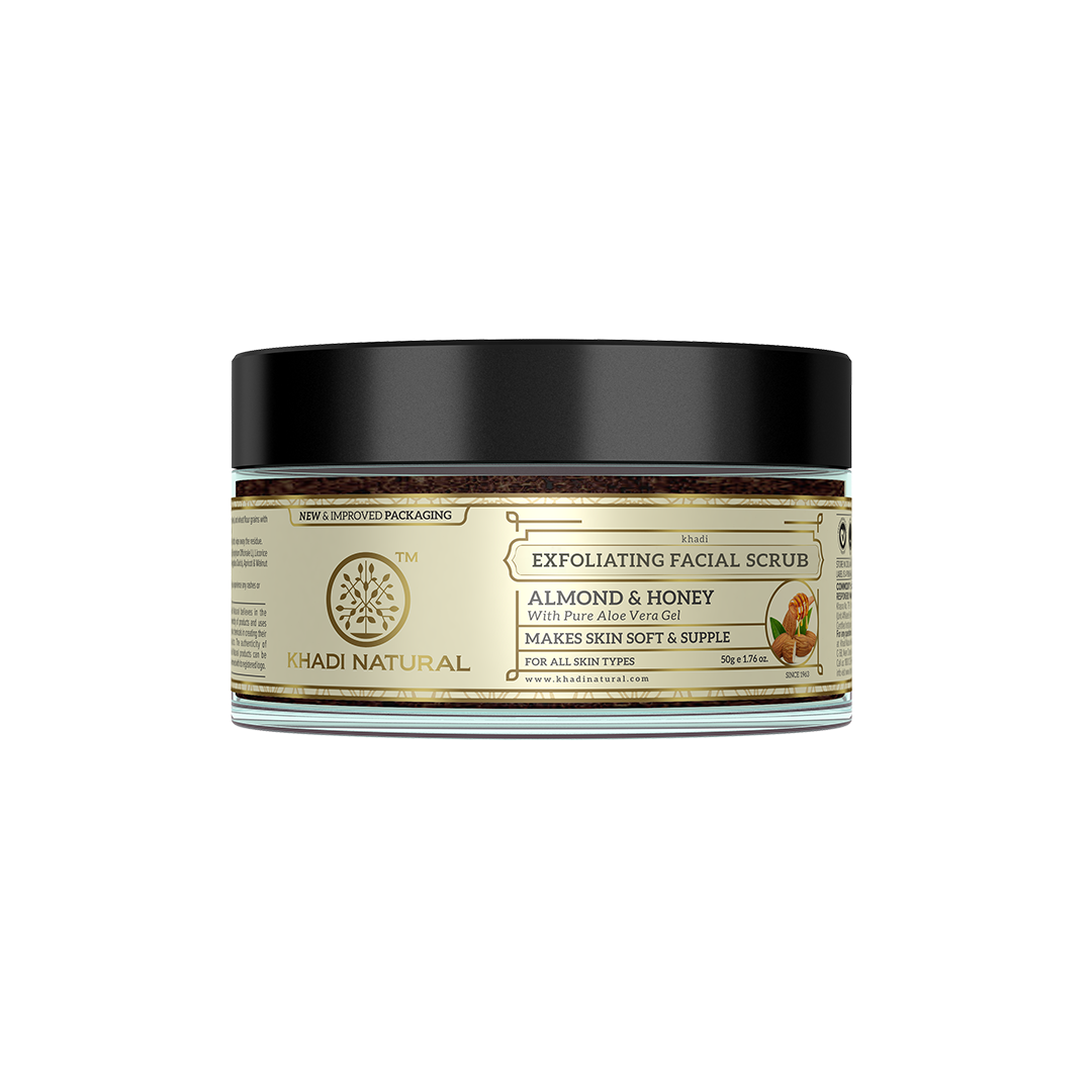 Almond & Honey Facial Massage Gel with Scrub 50gm
