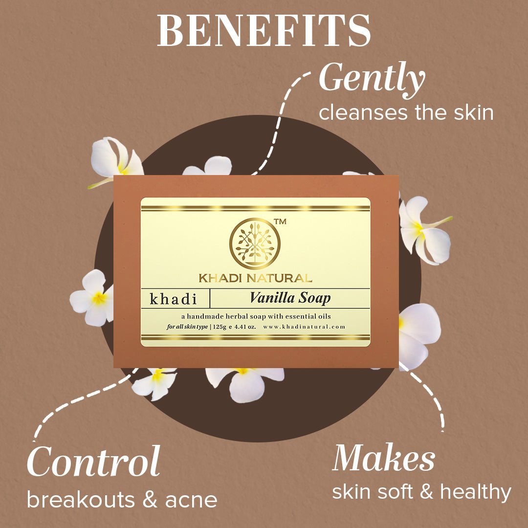 Vanilla Soap Combo Pack Of 5 125gm Each