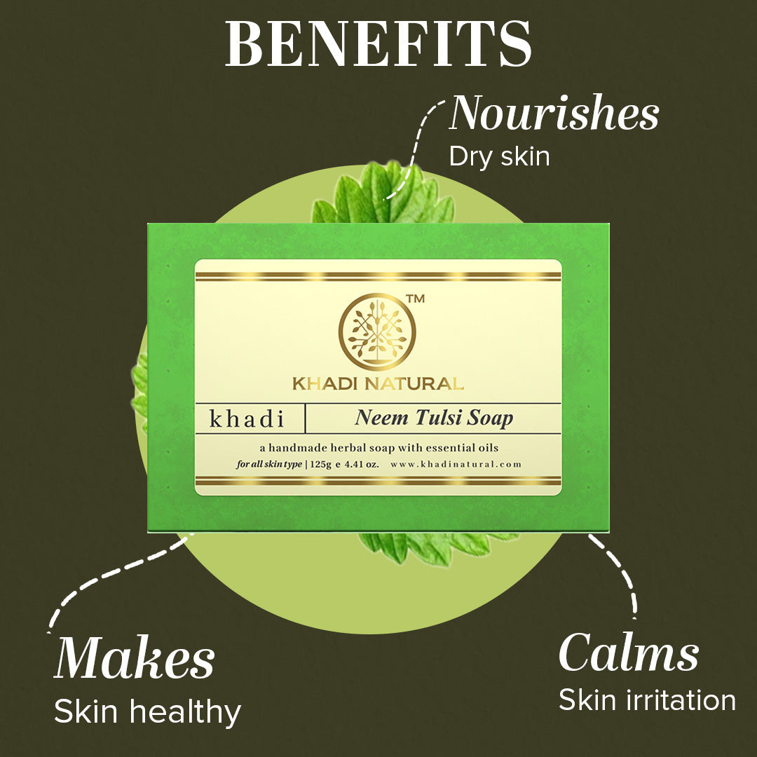 Neem-Tulsi Soap Combo Pack Of 8 125gm Each