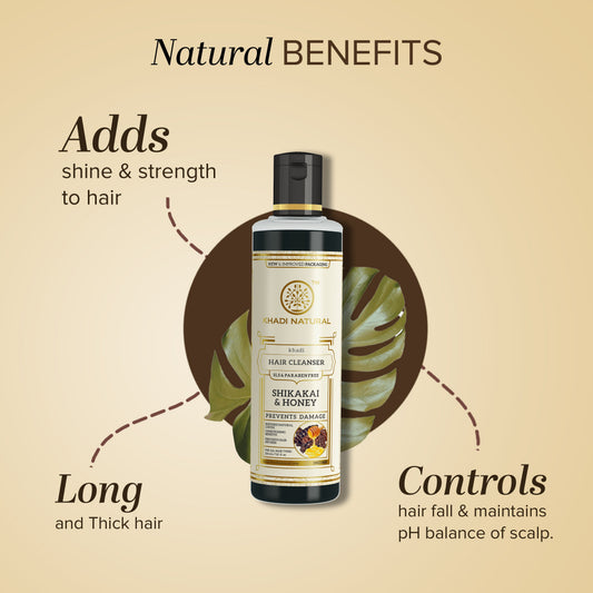 Shikakai & Honey Cleanser Combo SLS & Paraben Free Pack of 2 210ml Each