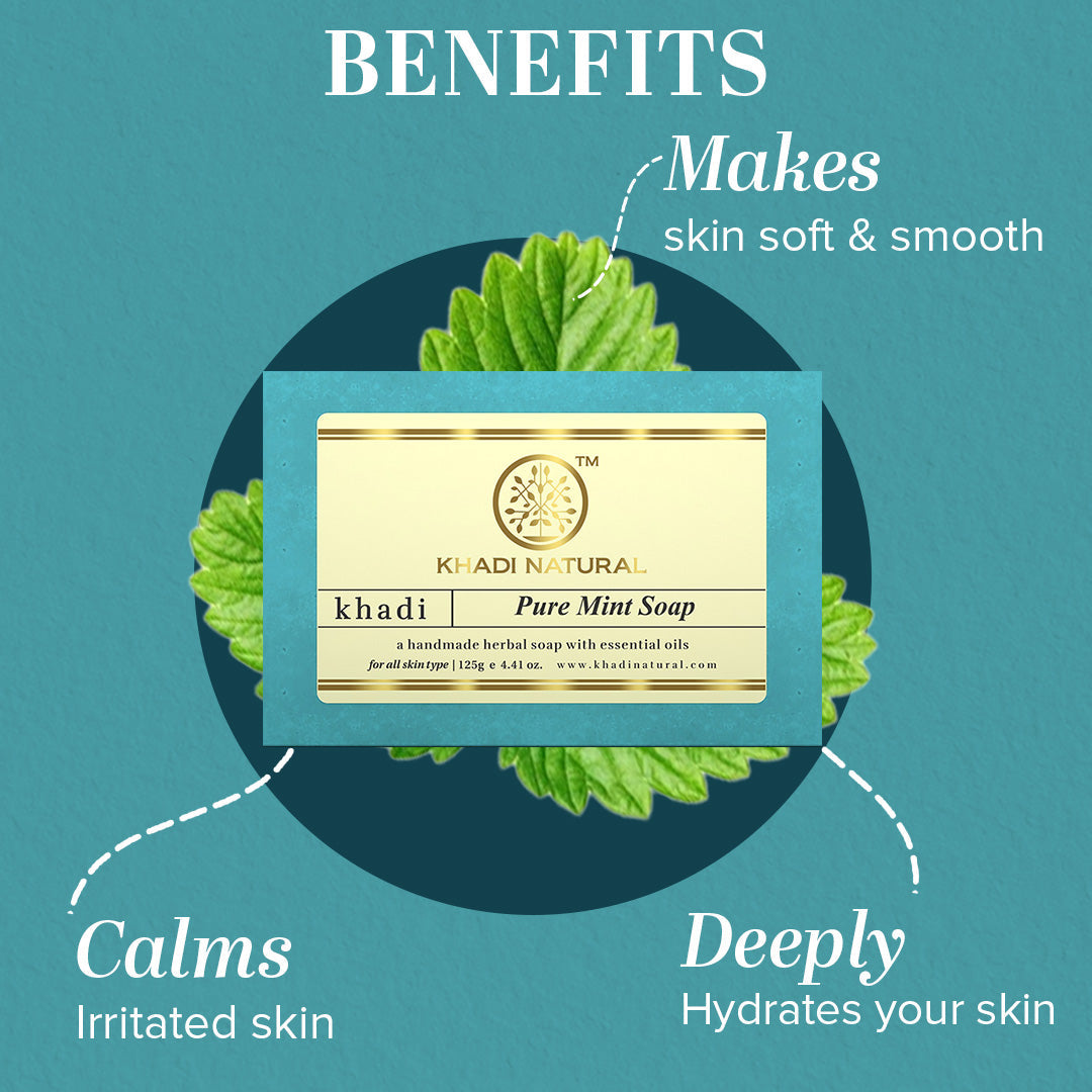 Pure Mint Soap Combo Pack Of 5 1