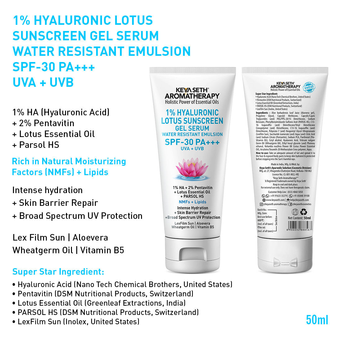 Daily Skincare Routine for Dehydrated, Aging Skin with Hyaluronic Facewash, Rosehip Bakuchiol Serum, Moisturizer & Sunscreen for Hydration, Firmness & Glow 230ml