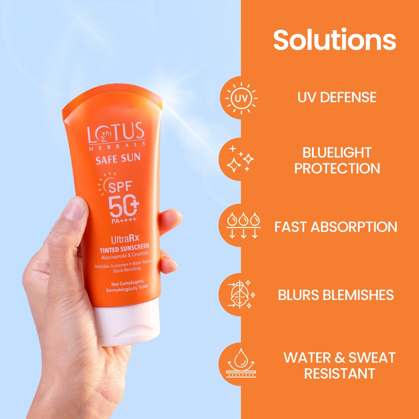 Safe Sun UltraRx Tinted Sunscreen SPF 50+ S1-75g