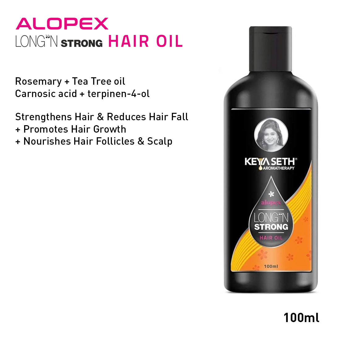Hair Growth Oil Treatment Kit – Moisture Boost Shampoo & Alopex Long N Strong Hair Oil with Rosemary, Tea Tree, Honey & Provitamin B5 for Hydration, Strength & Hair Growth 300ml