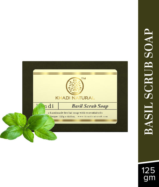 Herbal Basil Scrub Soap 125gm 125g