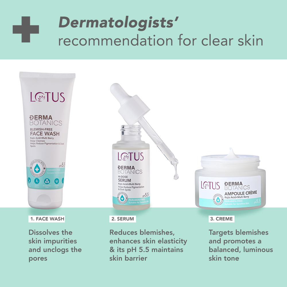DermaBotanics Kojic acid + Multi berry Ampoule Crème 50 g