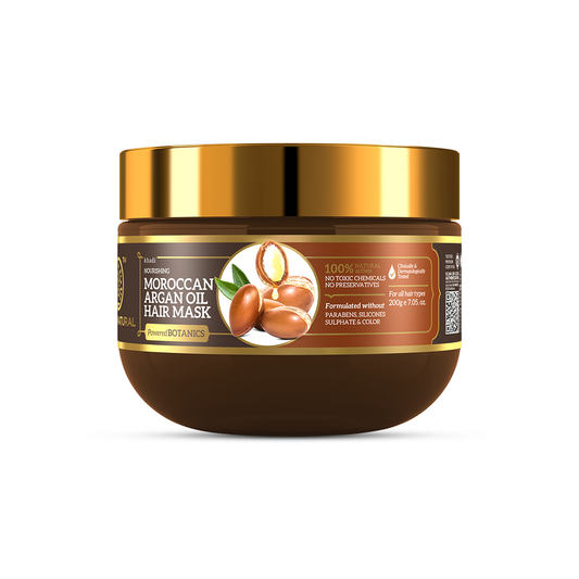 Moroccan Argan Oil Hair Mask – SLS, Paraben & Color-Free 200gm