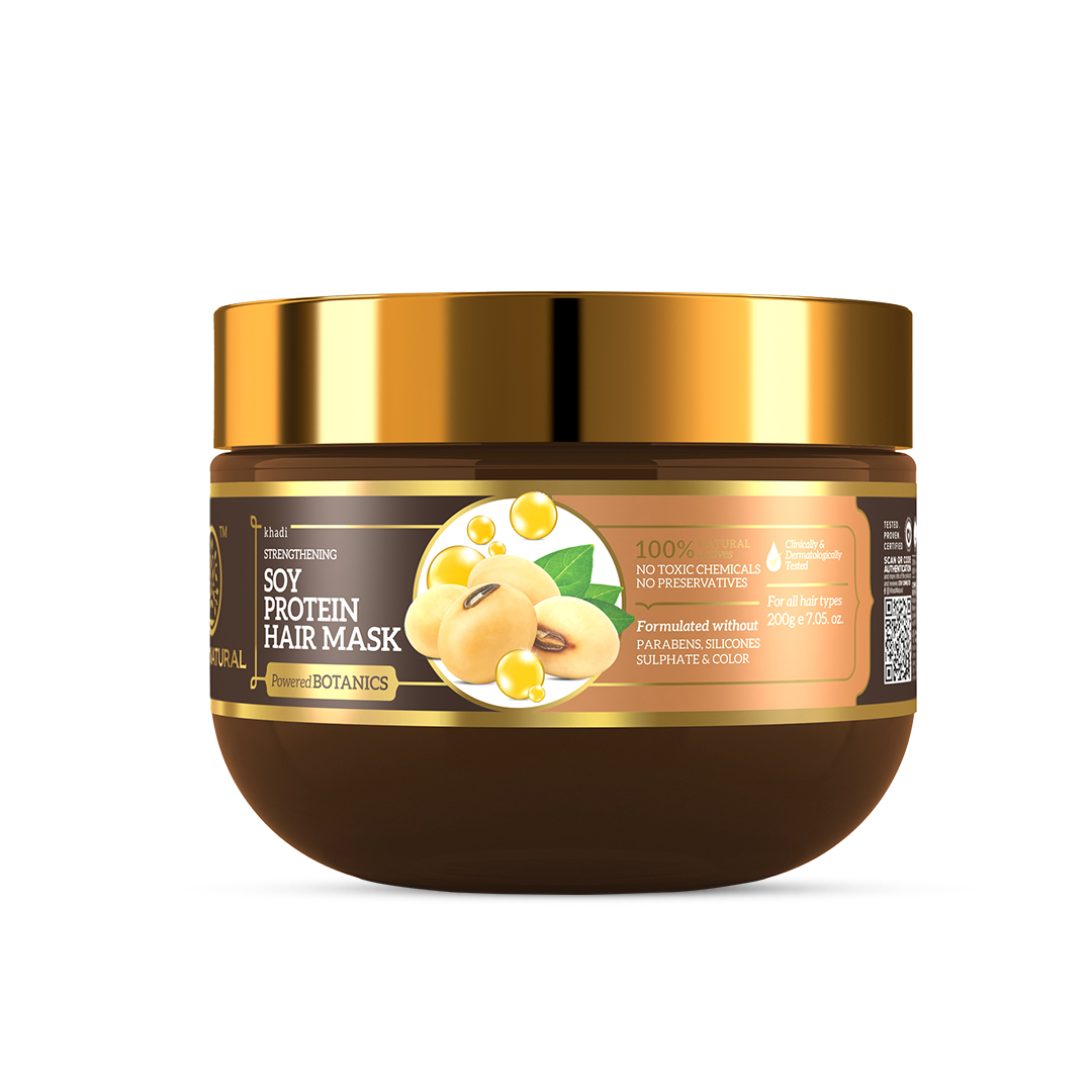 Soy Protein Hair Mask - Powered Botanics 200gm