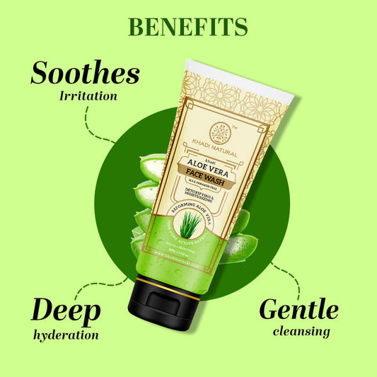 Aloe Vera Face Wash SLS & Paraben Free 100gm