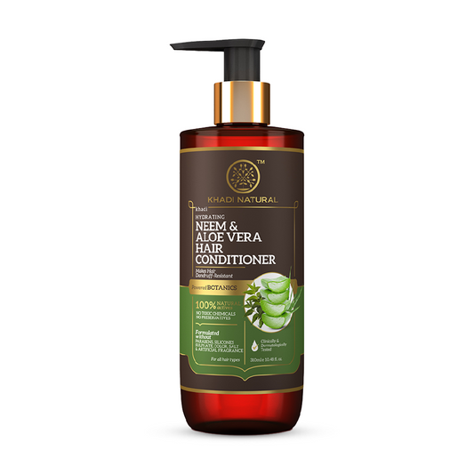 Neem & Aloe Vera Hair Conditioner - Paraben, Silicones, Sulphate, Color, Salt & Artificial Fragrance Free 310ml